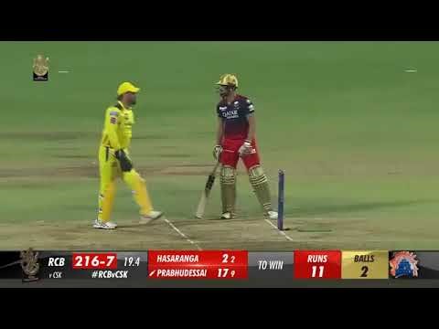 CSK vs RCB 2022 Full Match Highlights | Last Over Thriller | IPL 2022 Highlights 