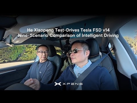 Our CEO He Xiaopeng took XPENG VLA 2.0 for a spin!