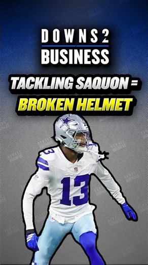 How Caleb Downs Broke His Helmet Tackling Saquon 🤯