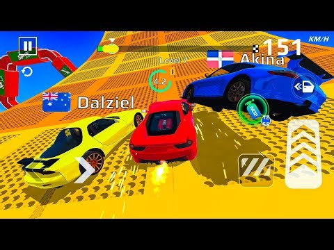 GT Car Stunt 3D: Car Driving - Super Expensive Car Mega Ramp Racing Simulator Gameplay