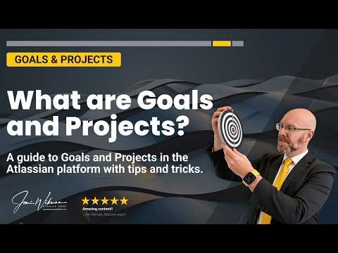 What are Goals and Projects in the Atlassian Platform?