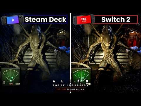 Alien: Rogue Incursion | Switch 2 vs Steam Deck | Quality vs Performance, Big Difference?!