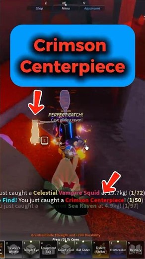 How to get Crimson Centerpiece ♦️ | Nate's Blade Quest update in Fisch #fisch