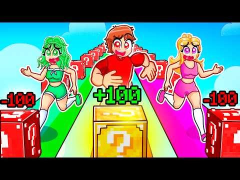 Trolling My Friends In a Fortnite Lucky Block Race...
