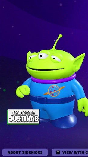 *NEW* Toy Story Alien sidekick in the Fortnite Item Shop!