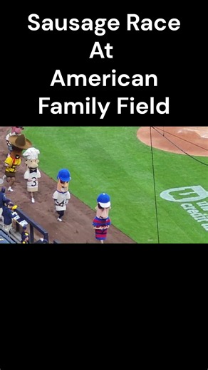Sausage Race at American Family Field @ Brewers Game