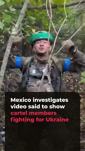 Mexico is investigating a viral video said to show mercenaries chanting drug cartel slogans in Ukraine. President Claudia Sheinbaum announced the inquiry. Mexico previously warned Kyiv cartel members were joining its International Legion to gain drone warfare experience.