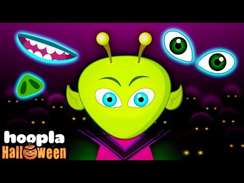 Finger Family Song For Kids | Find The Yellow Alien Missing Face | Hoopla Halloween