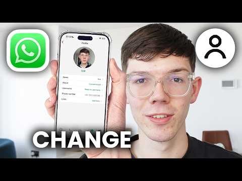 How To Change Your WhatsApp Profile Picture - Tutorial