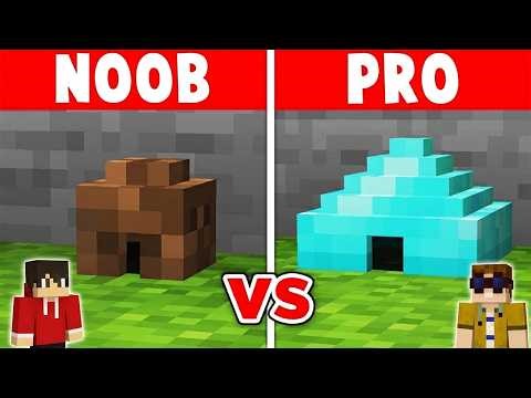 NOOB HAUS vs. PRO HAUS in Minecraft!