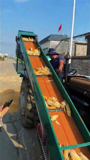 Corn threshing machine #farming #cornthresher #farmequipment #farmmachinery #fastgrowthplan