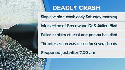 Portsmouth police are investigating a single-vehicle crash resulting in a fatality at the intersection of Greenwood Drive and Airline Boulevard. | 13News Now - WVEC
