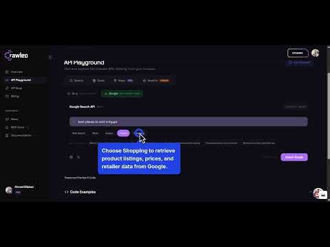Crawleo Playground Tutorial – Google Search, News, Images & Places API