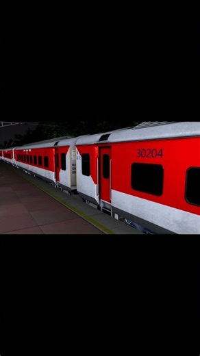 Full speed Train Crossing at Night 🔥😍 #viralvideo #trainsimulator TRAIN SIMULATOR |