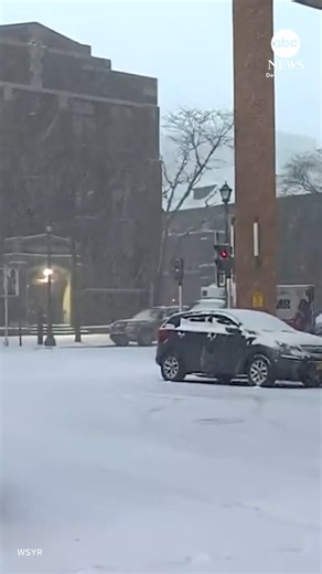 A major winter storm is making post-Christmas travel extremely dangerous in parts of the Northeast. Video shows snow coming down in Syracuse as six to 10 inches of snow is possible from upstate New York to Long Island. https://abcnews.visitlink.me/o5wKJ1 | ABC News