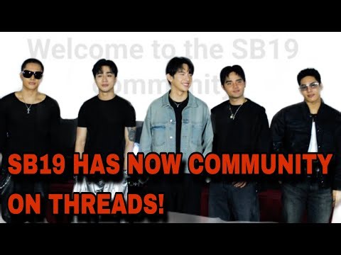 BREAKING: SB19 HAS NOW COMMUNITY ON THREADS! | Esbi Updates