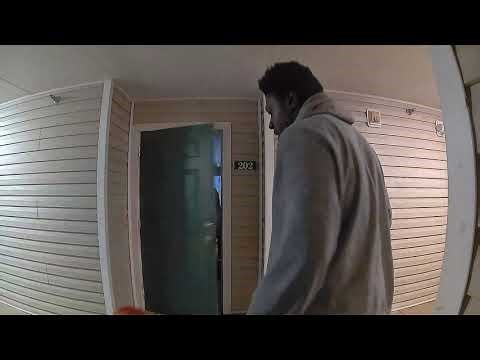 Drunk woman hilariously dragged out of house in North Carolina, USA