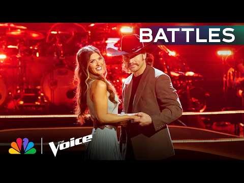 Caroline and Everett ROCK “Louisiana Woman, Mississippi Man" | The Voice Battles | NBC