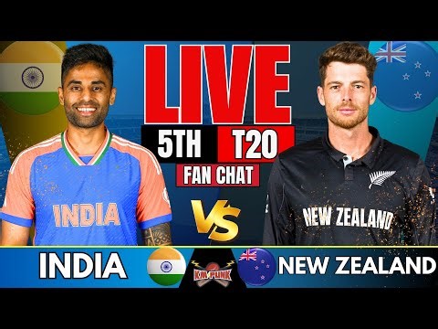 🔴India vs Newzealand Live Cricket Score & Commentary | IND vs NZ, 5th T20 | Live Cricket match Today