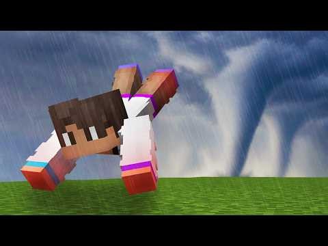 Minecraft but Tornadoes Get WORSE When Taking Damage!