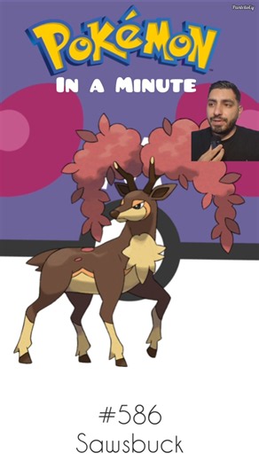 Sawsbuck 🦌🍃 | Pokédex in a Minute #pokemon #shorts #Sawsbuck
