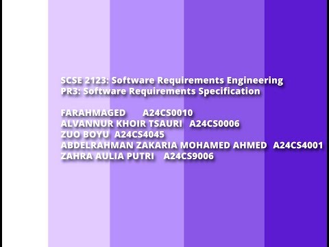 SCSE 2123 Software Requirements Specification TX5