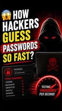 This Is How Hackers Crack Passwords in Seconds! 🔓
