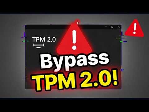 Issue with PC Must Support TPM 2 0 How to bypass Windows 11 requirements