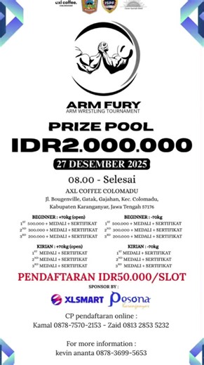 Aturan Tambahan untuk Pertandingan Tangan Kiri