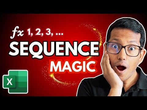 👉 99% Log Nahi Jaante Excel ka Ye SEQUENCE Formula - Sequence Formula Real Use