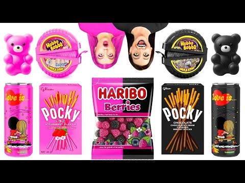 Black vs Pink Food Challenge | Funny Food Hacks by TeenChallenge