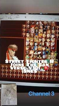 Street Fighter II Joins The Dan Verse V10! 💥 (SNE channel 3 #retrofighters ‪@OliverDanversestudio‬