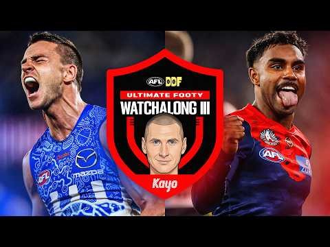 LIVE DDF Watchalong: North Melbourne v Melbourne (WITH MATCH VISION)