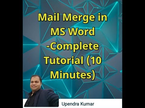 Mail merge in MS Word #mailmerge #msword #tutorial
