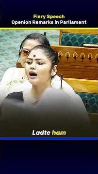 Saayoni Ghosh's opening remarks in Parliament | Fiery Speech | Direct News
