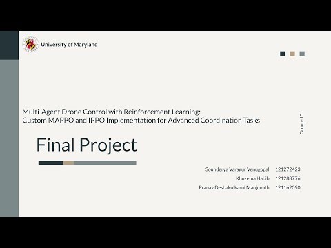 ENPM703 Final Project Video Presentation