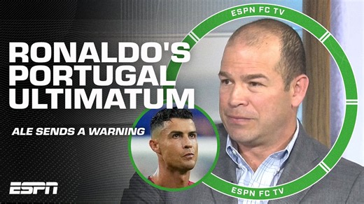 YOU CAN'T DO THAT! 🗣️ Ale Moreno's warning to Cristiano Ronaldo amid Portugal ultimatum | ESPN FC
