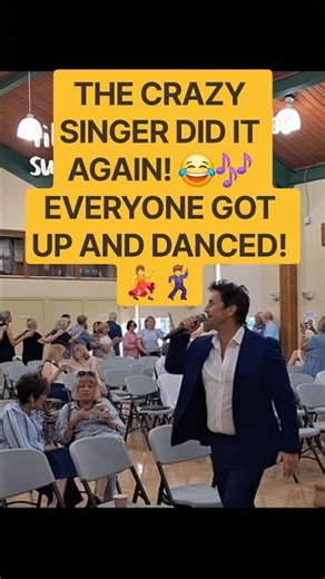 The “Crazy Singer” Strikes Again… And Gets Everyone Dancing! 😂🎶