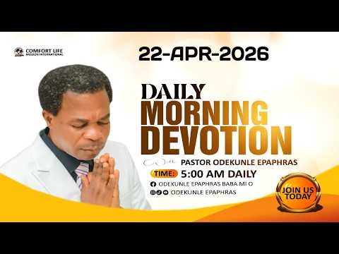 ONLINE RADIO BROADCAST WITH PASTOR ODEKUNLE EPAPHRAS _23-APR-2026_