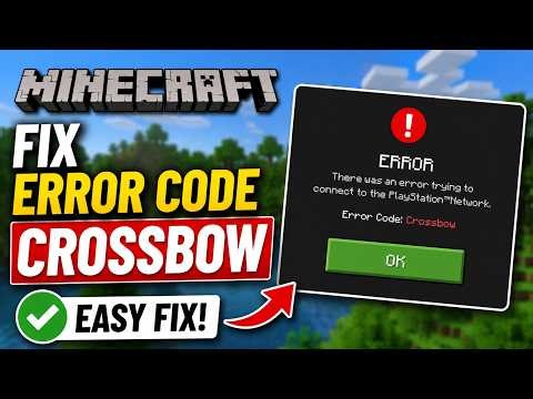 How To Fix Error Code Crossbow Minecraft (2026 Guide)