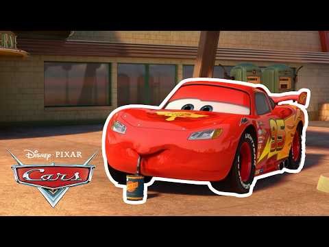 Lightning McQueen Can't Get Rid of His Hiccups! 🚗💨 | Pixar Cars | Disney Jr.