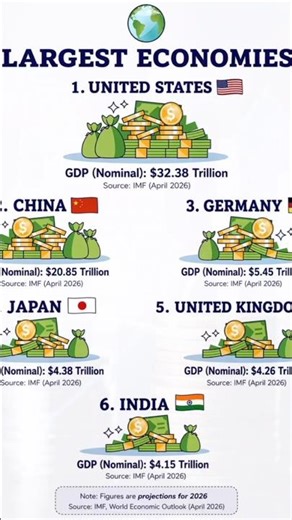 India’s Economy Slips to 6th Rank | What IMF Data Really Reveals (2026) #shorts #modi #indiatrade