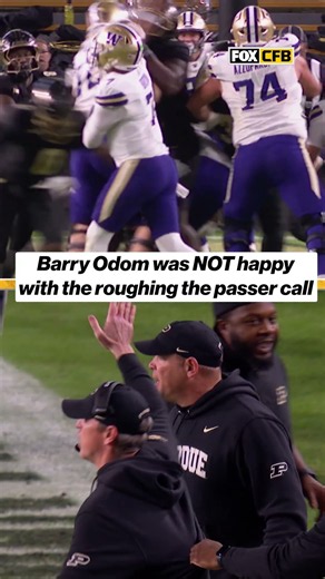 Safe to say Purdue's head coach didn't agree with this call #CFB #purdue #football