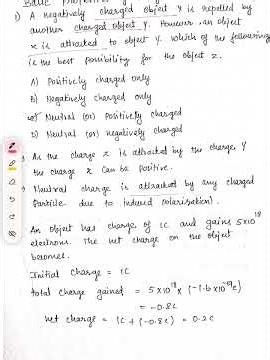 Class 12 Physics|| Ch. 1 Electric charges and fields|| Properties of charges 02||