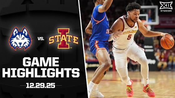 Houston Christian vs. #3 Iowa State Game Highlights | 2025-26 Big 12 Men’s Basketball