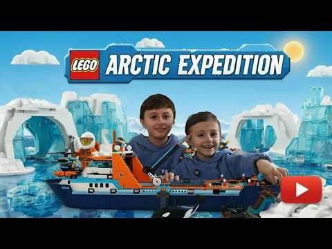 LEGO Arctic Explorer Ship Review with My Brother! 🚢❄️