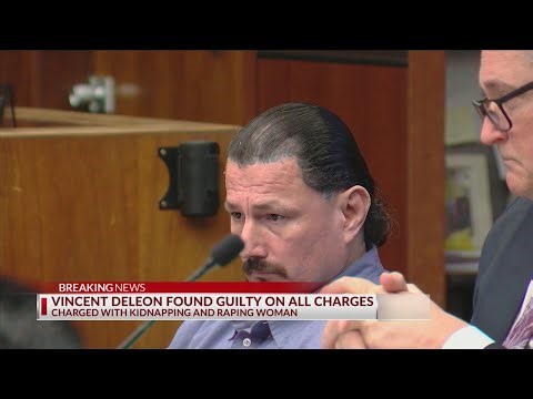 Vincent DeLeon found guilty on all charges in kidnapping, rape trial