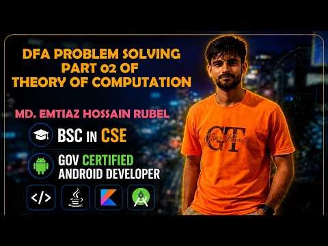 DFA Problem Solving Part 02 of Theory of Computation Explained Easily 🔥 Full Course for Beginners