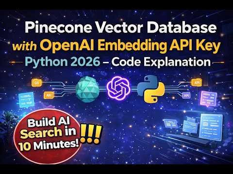 Build a Pinecone Vector Database with OpenAI API Key using Python in 2026