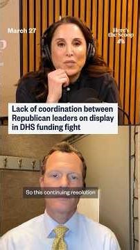 Lack of coordination between Republican leaders on display in DHS funding fight